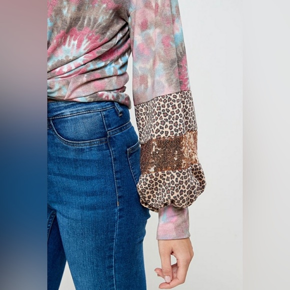 ❤️Soft Spinal Tie Dye Top - Picture 6 of 8